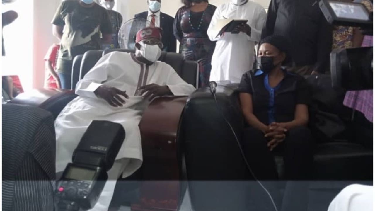 JUST IN: Tinubu visits Yinka Odumakin’s widow Joe Okei JUST IN: Tinubu visits Yinka Odumakin’s widow Joe Okei