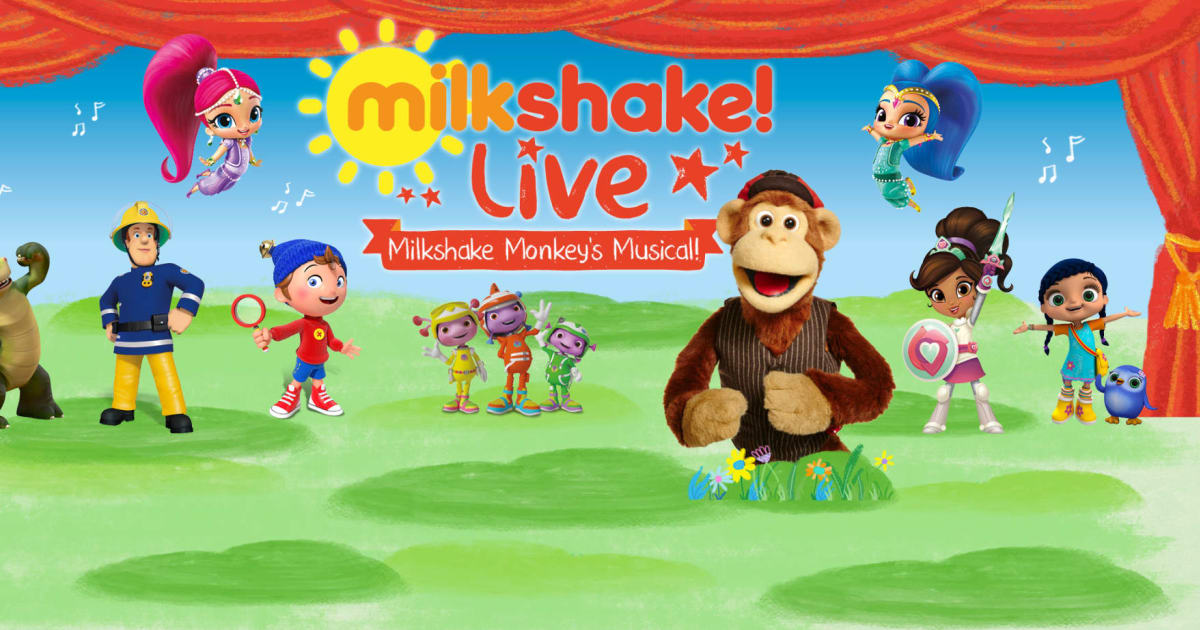 milkshake live milkshake monkey s musical wales millennium centre