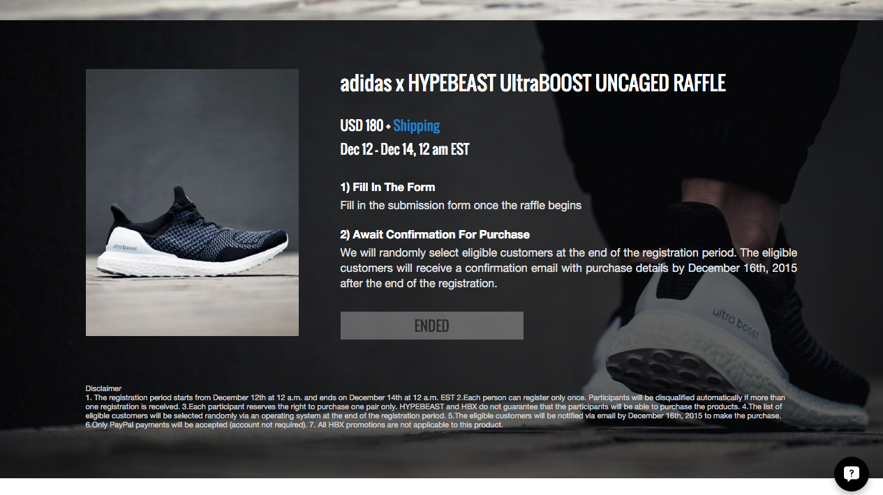 adidas x hypebeast ultraboost uncaged raffle adidas x hypebeast ultraboost uncaged raffle