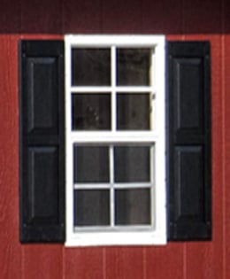 raised panel shutters