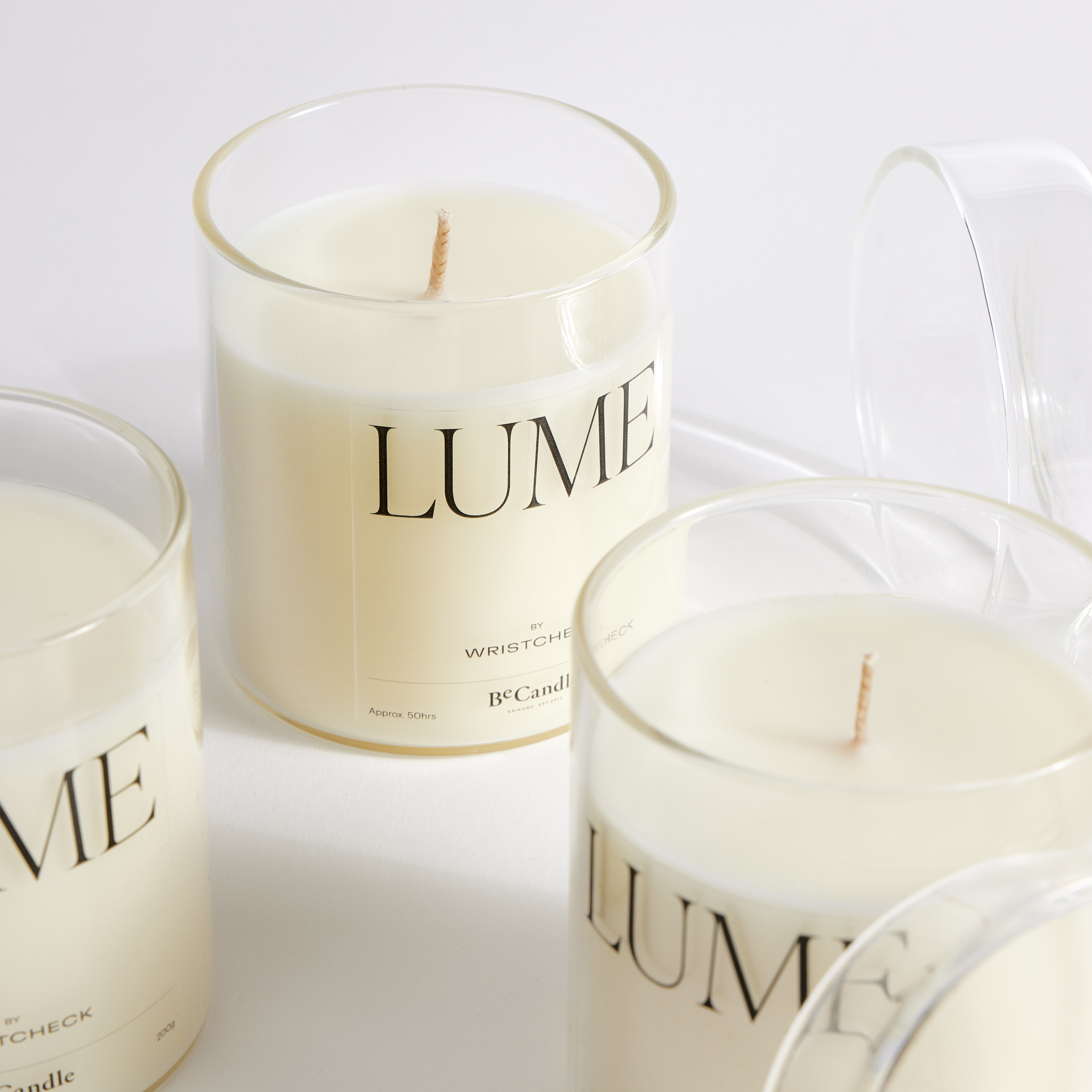 "Lume" Glass Jar Candle (Wristcheck Exclusive Scent) Product Image 1