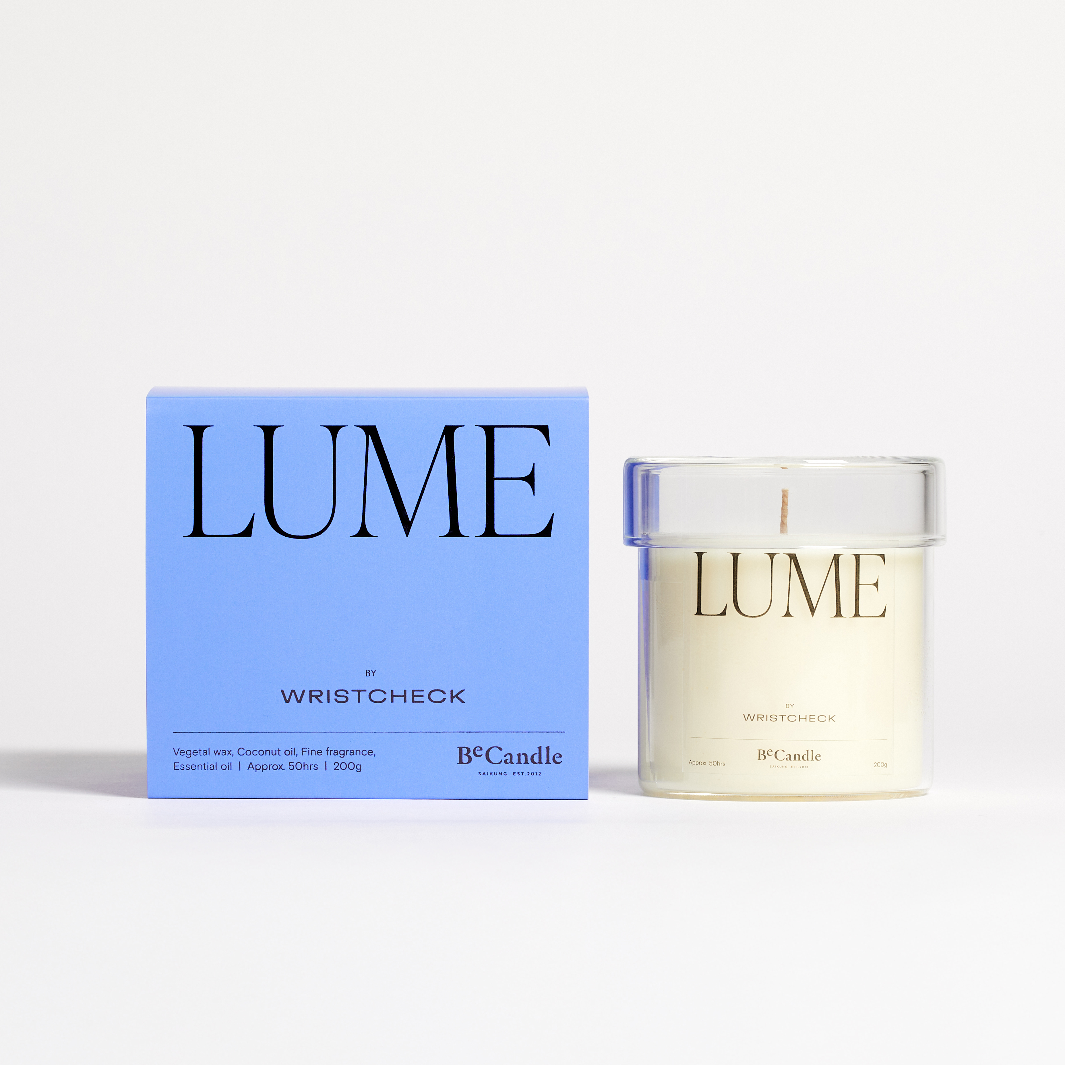 "Lume" Glass Jar Candle (Wristcheck Exclusive Scent) Product Image 3