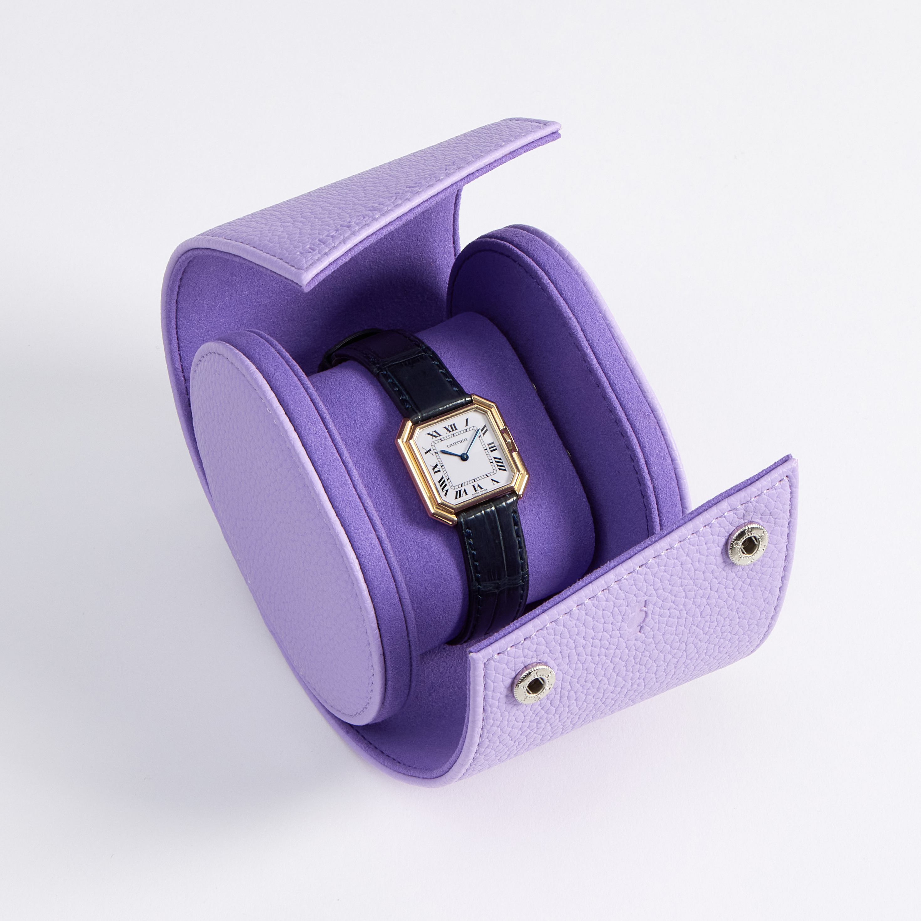 Wristcheck Single Watch Roll In Purple Product Image 2