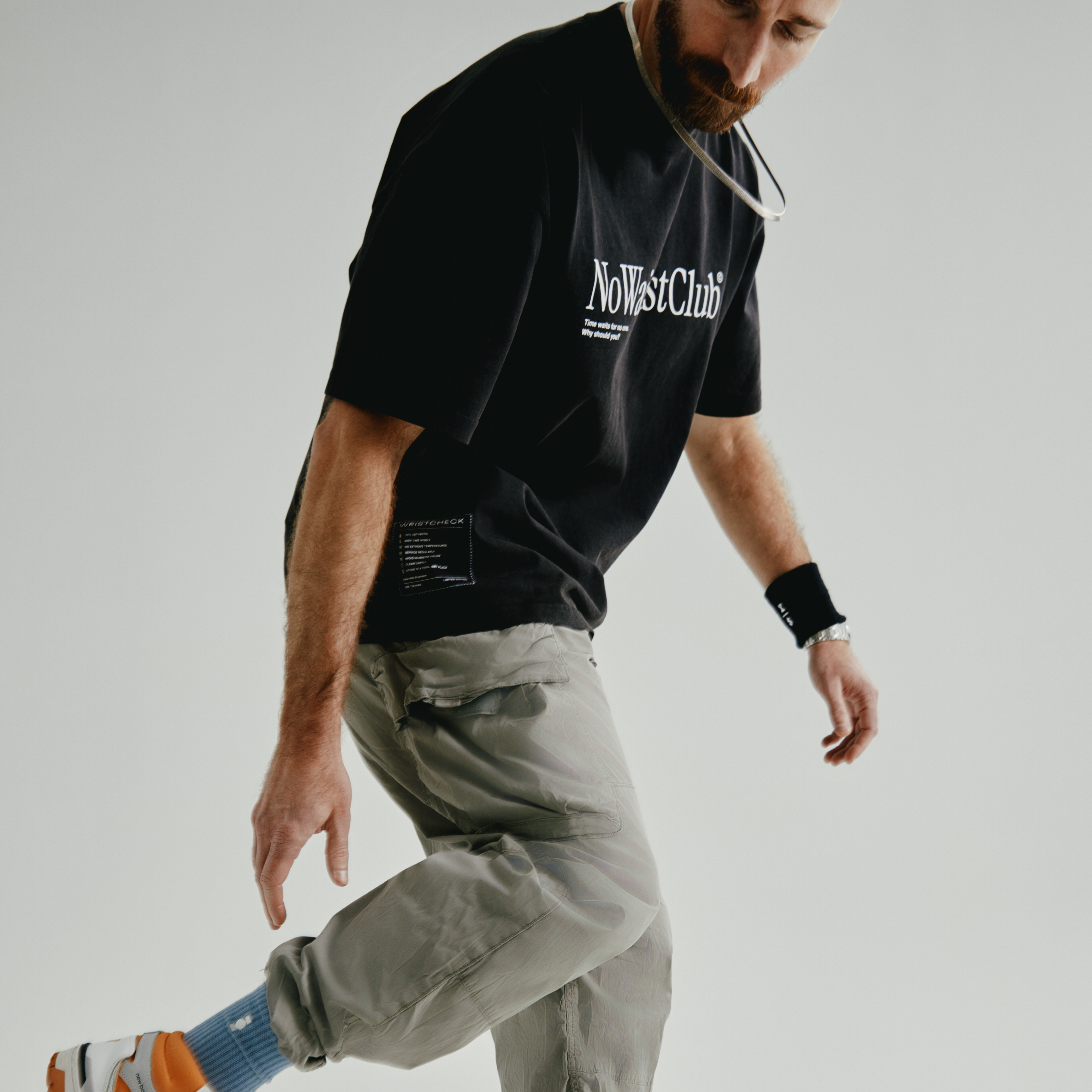 "No Waitlist Club" Tee With Sewn-In Watch Cloth Product Image 1