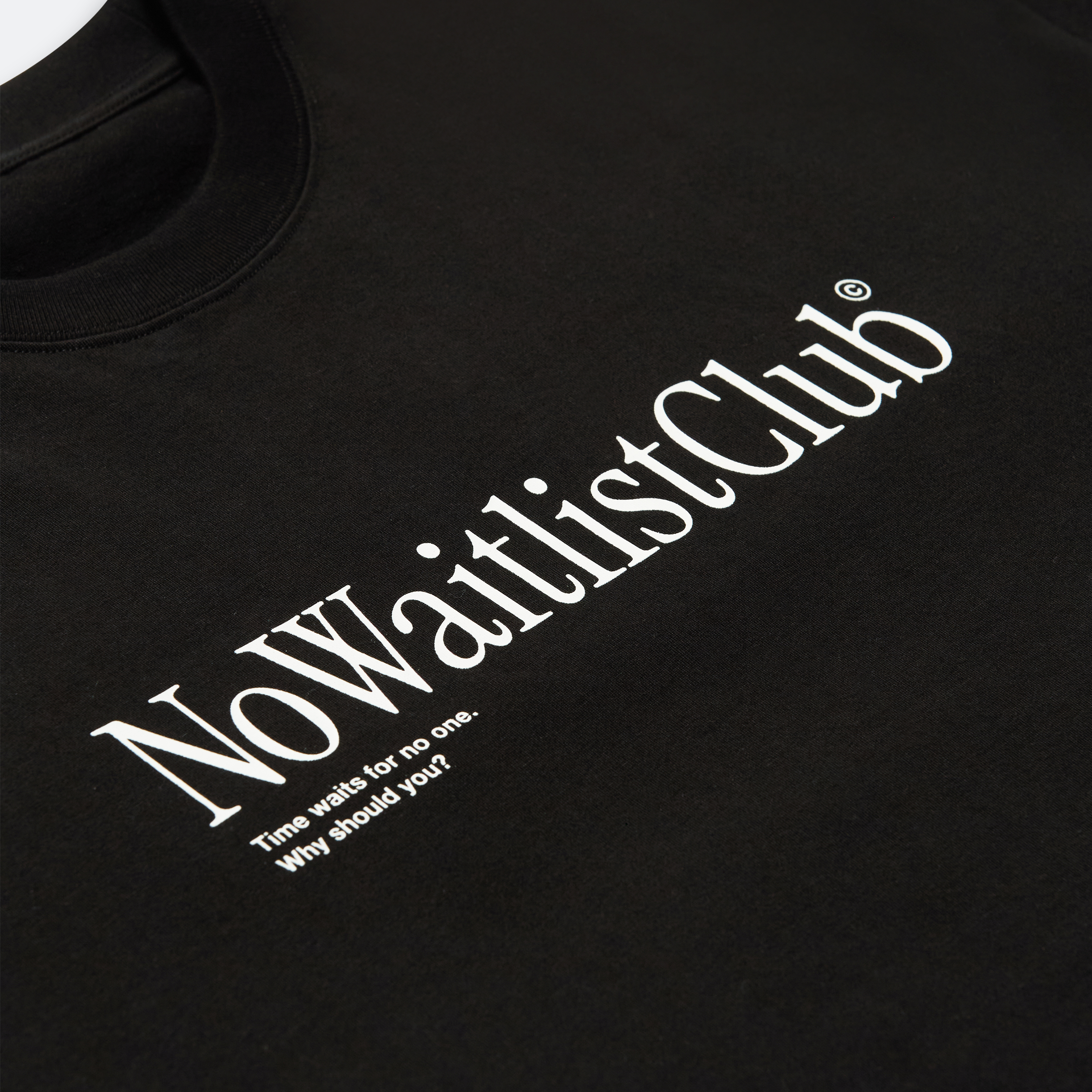 "No Waitlist Club" Tee With Sewn-In Watch Cloth Product Image 6