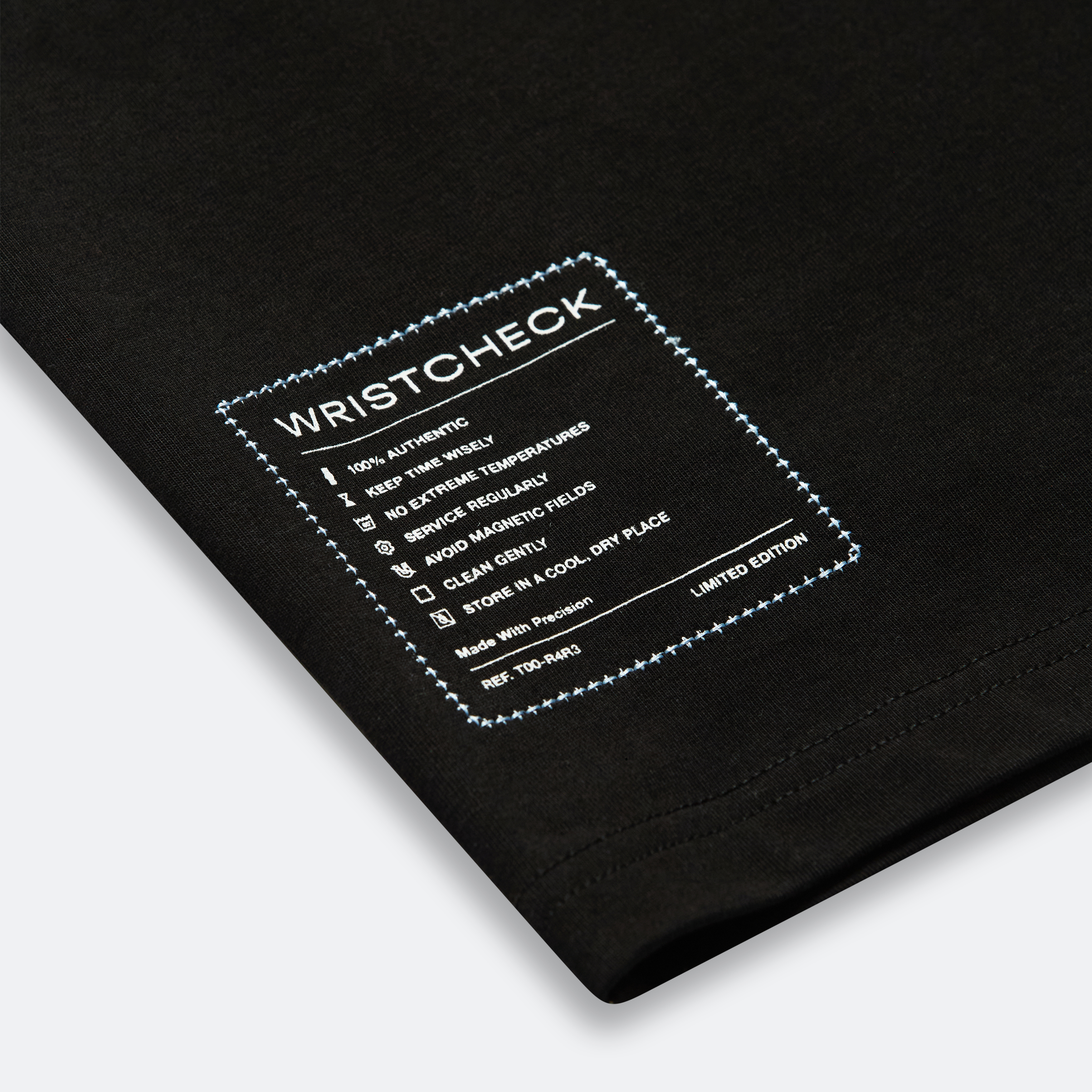 "No Waitlist Club" Tee With Sewn-In Watch Cloth Product Image 7