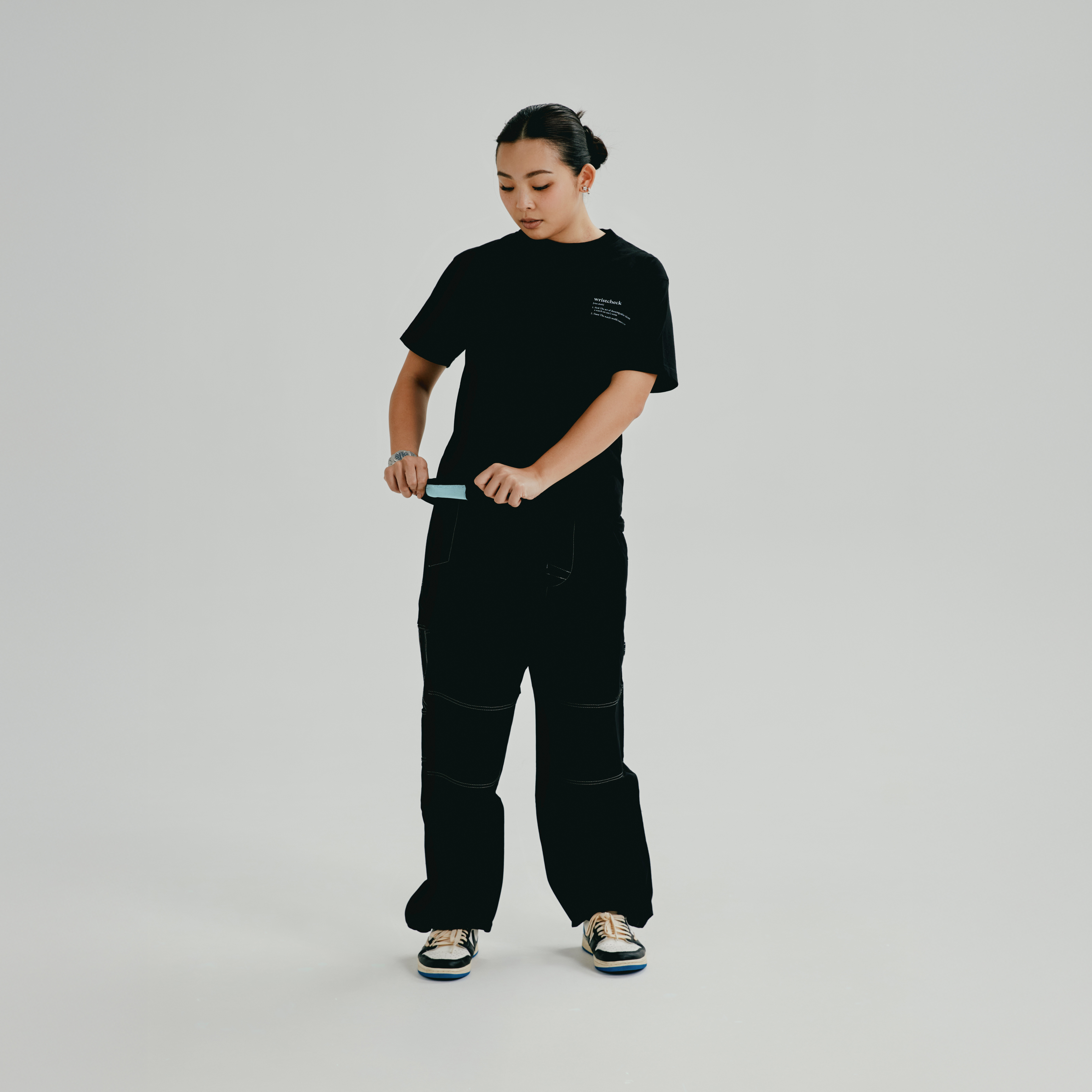 "The Definition" Tee With Sewn-In Watch Cloth Product Image 1