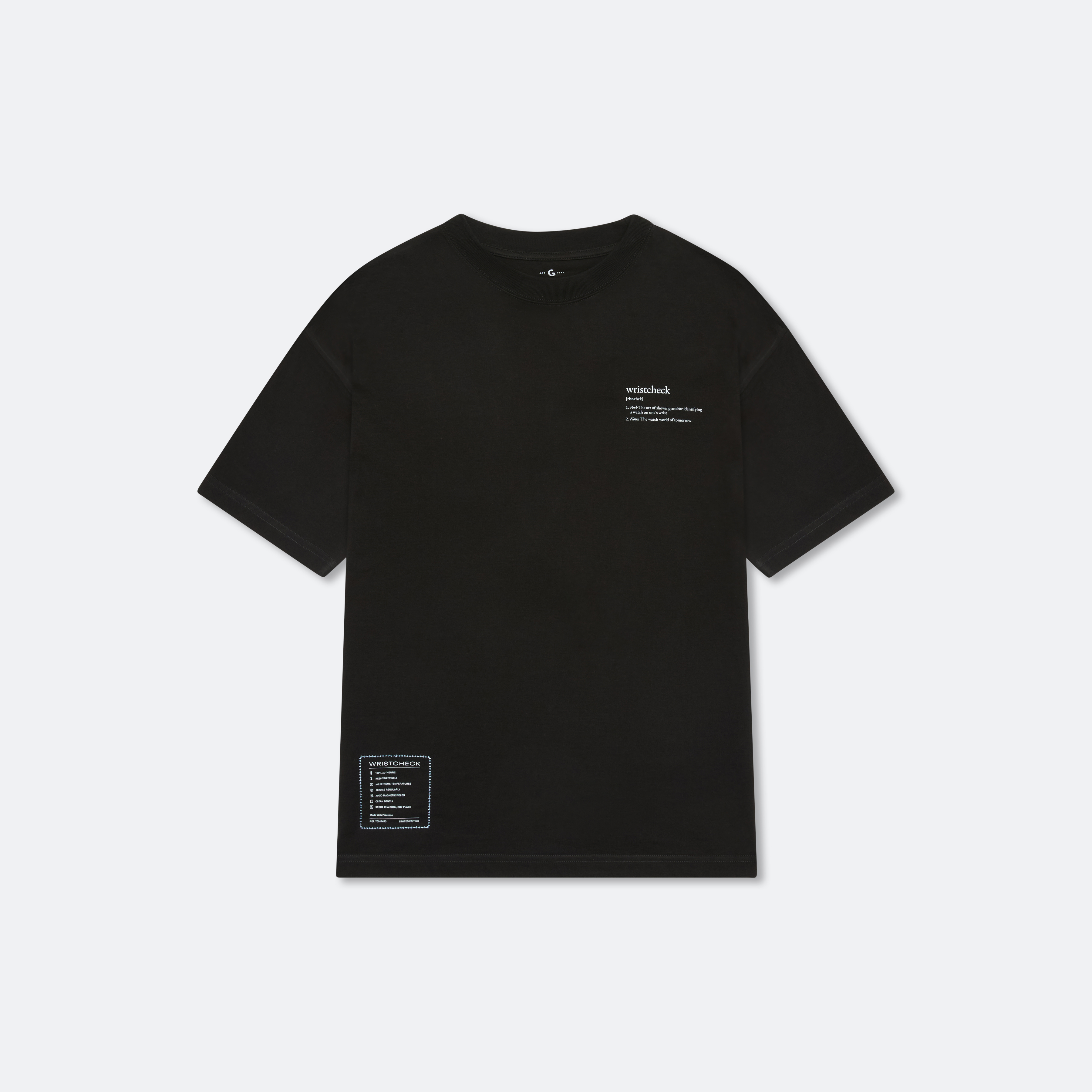 "The Definition" Tee With Sewn-In Watch Cloth Product Image 3
