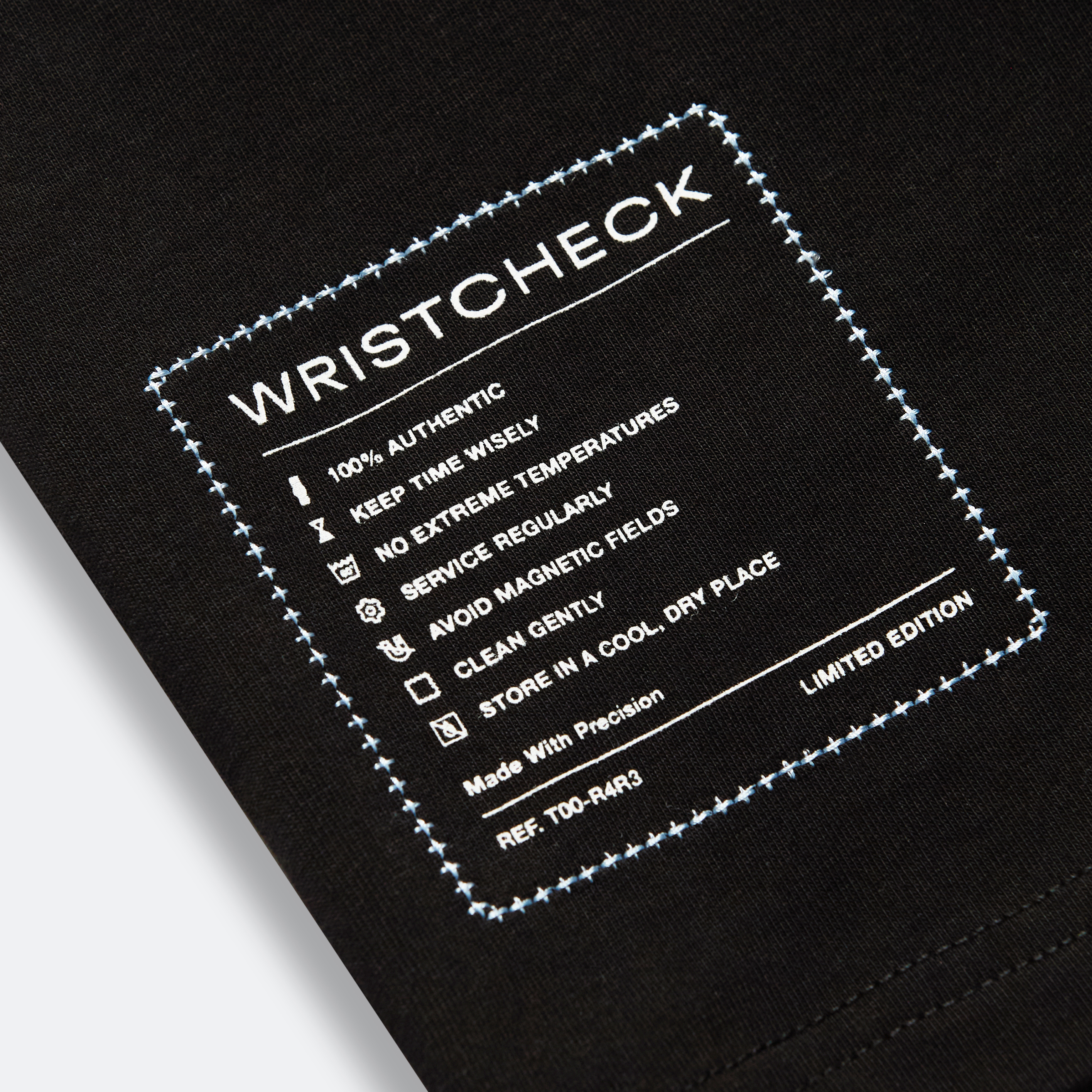 "The Definition" Tee With Sewn-In Watch Cloth Product Image 7