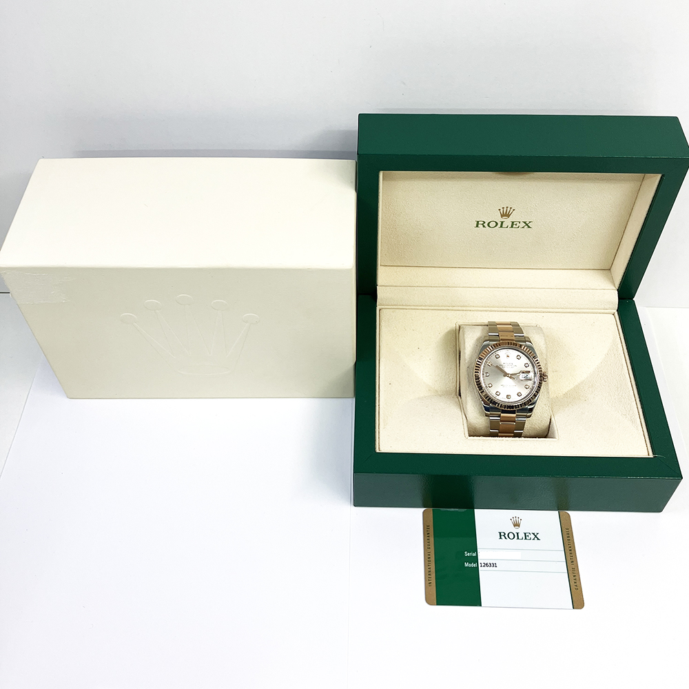 Datejust Rose Gold & Steel Pink Dial 41mm Product Image 6