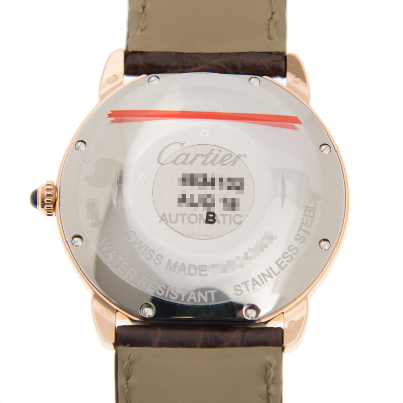 Ronde Solo De Cartier Rose Gold White Dial 36mm Product Image 2