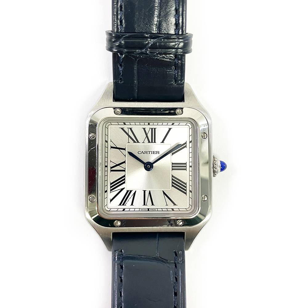 Santos-Dumont Steel White Dial 27mm Product Image 1