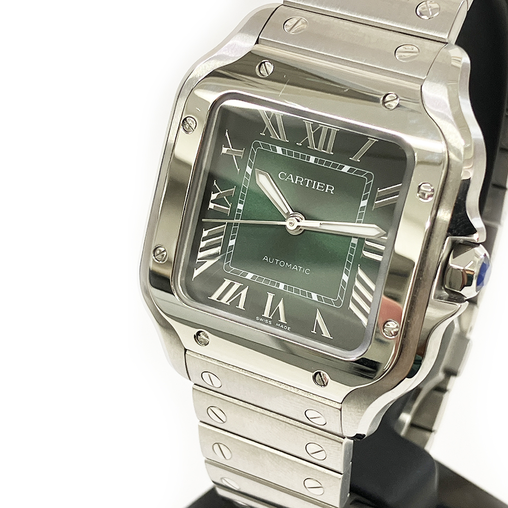 Santos de Cartier Steel Green Dial 35mm Product Image 3