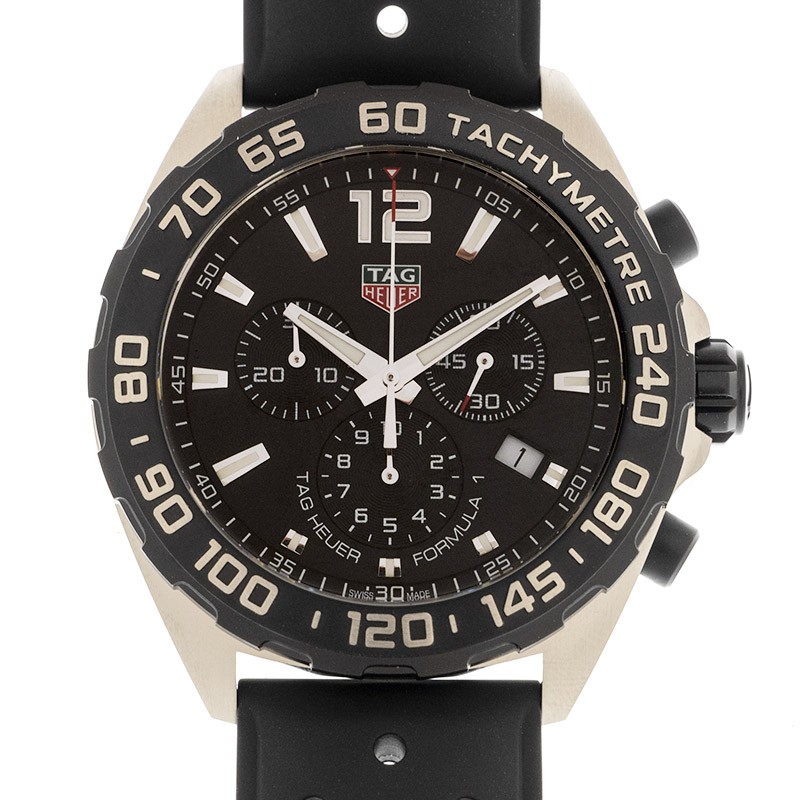 Formula 1 Chronograph Quartz Steel Black Dial 43mm Product Image 1