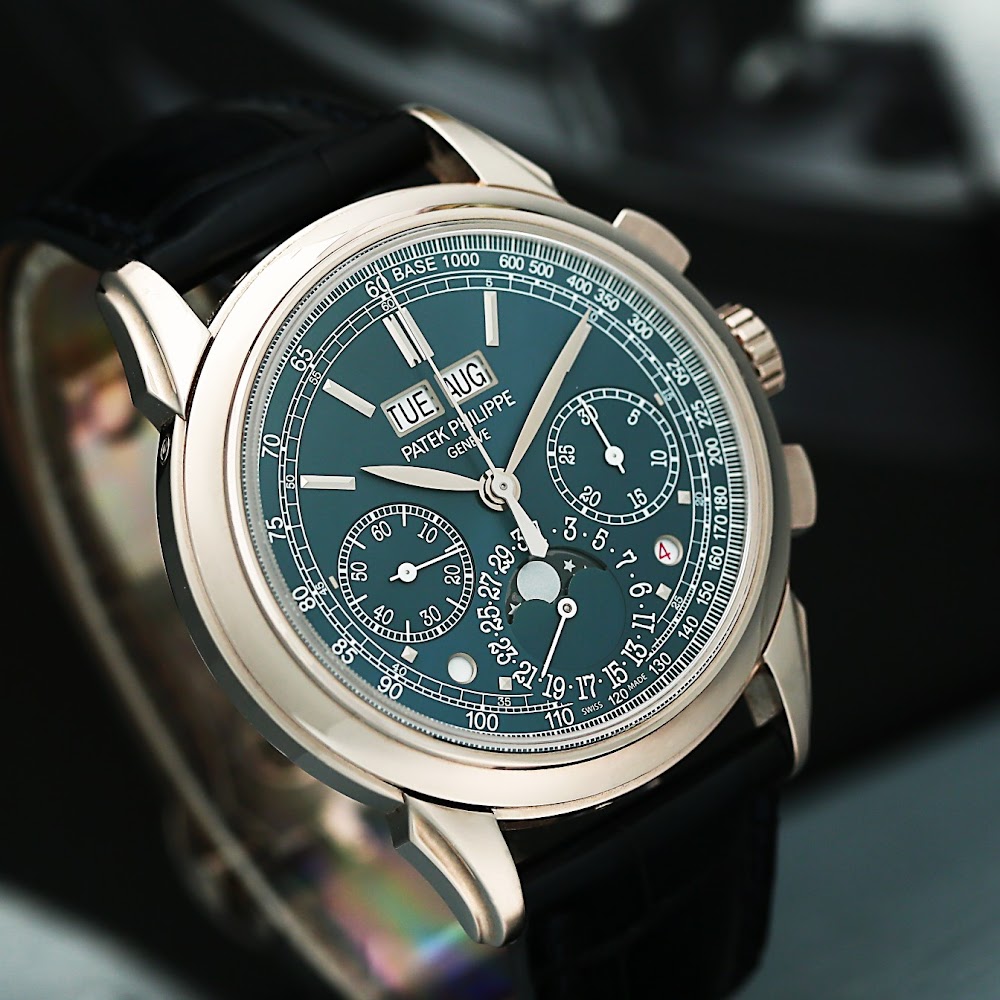 Perpetual Calendar Chronograph White Gold Blue Dial 41mm Product Image 2