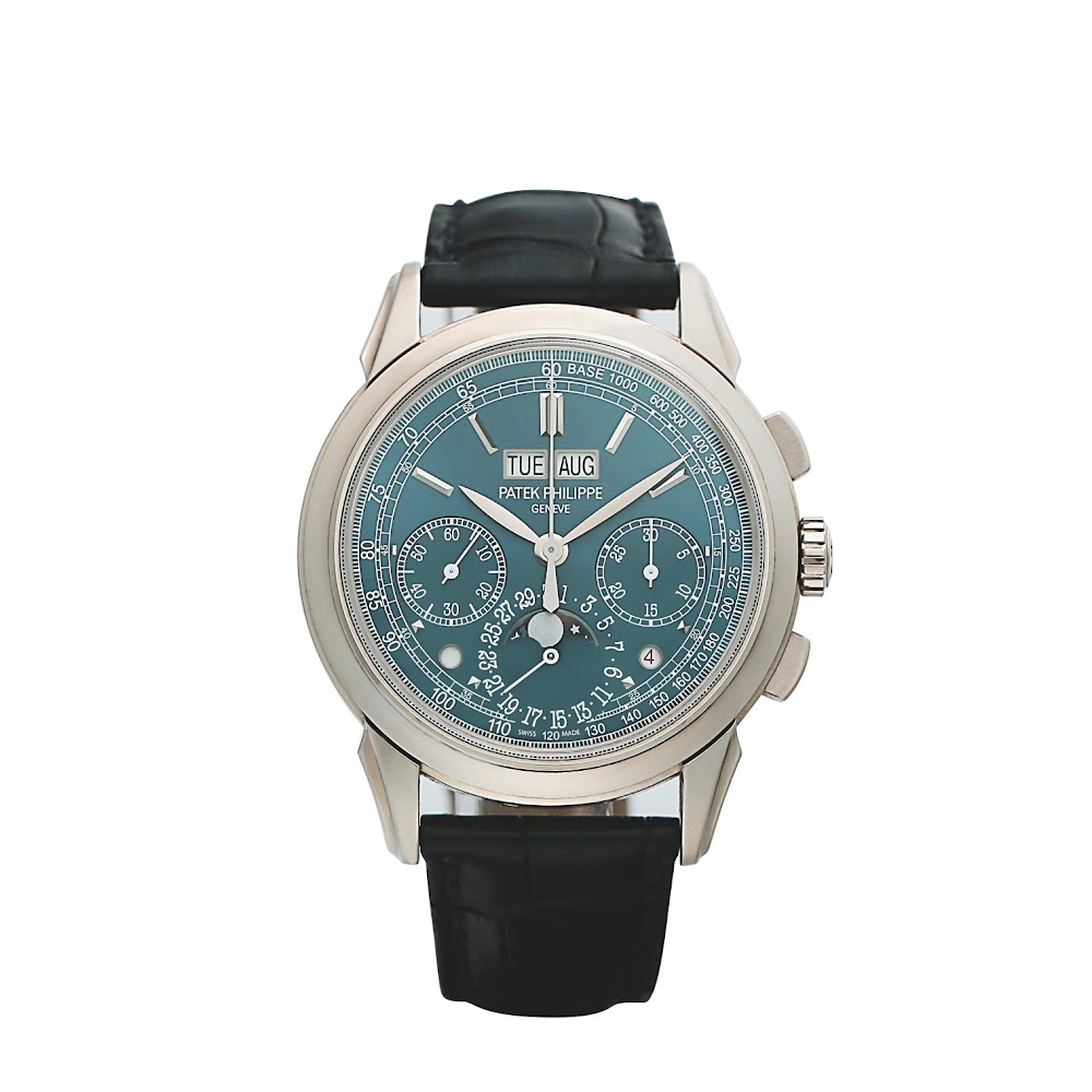 Perpetual Calendar Chronograph White Gold Blue Dial 41mm Product Image 1