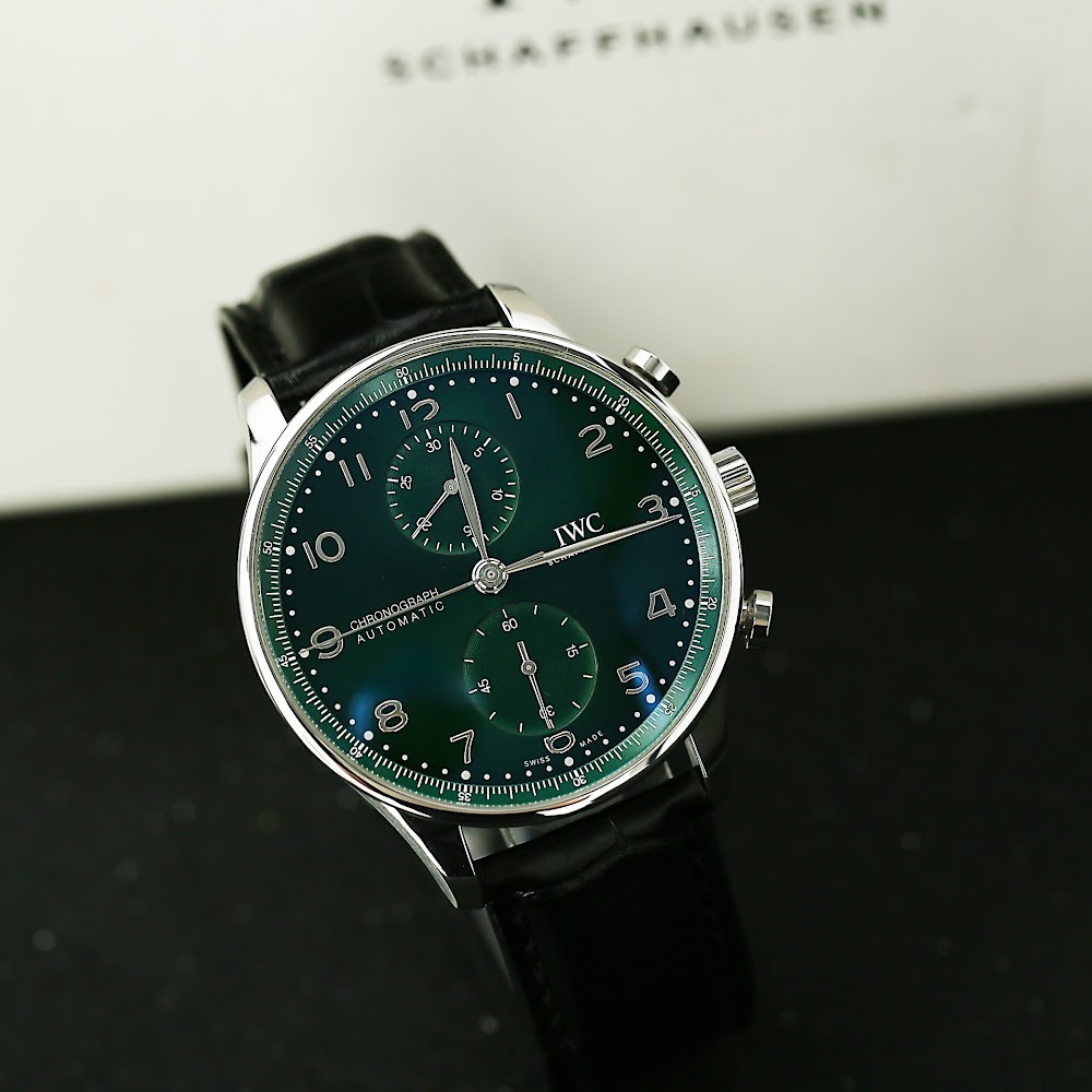 Portugieser Chronograph Steel Green Dial 41mm Product Image 1