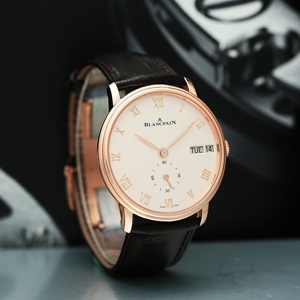 Villeret Ultra Slim Day Date Rose Gold White Dial 40mm Product Image 6