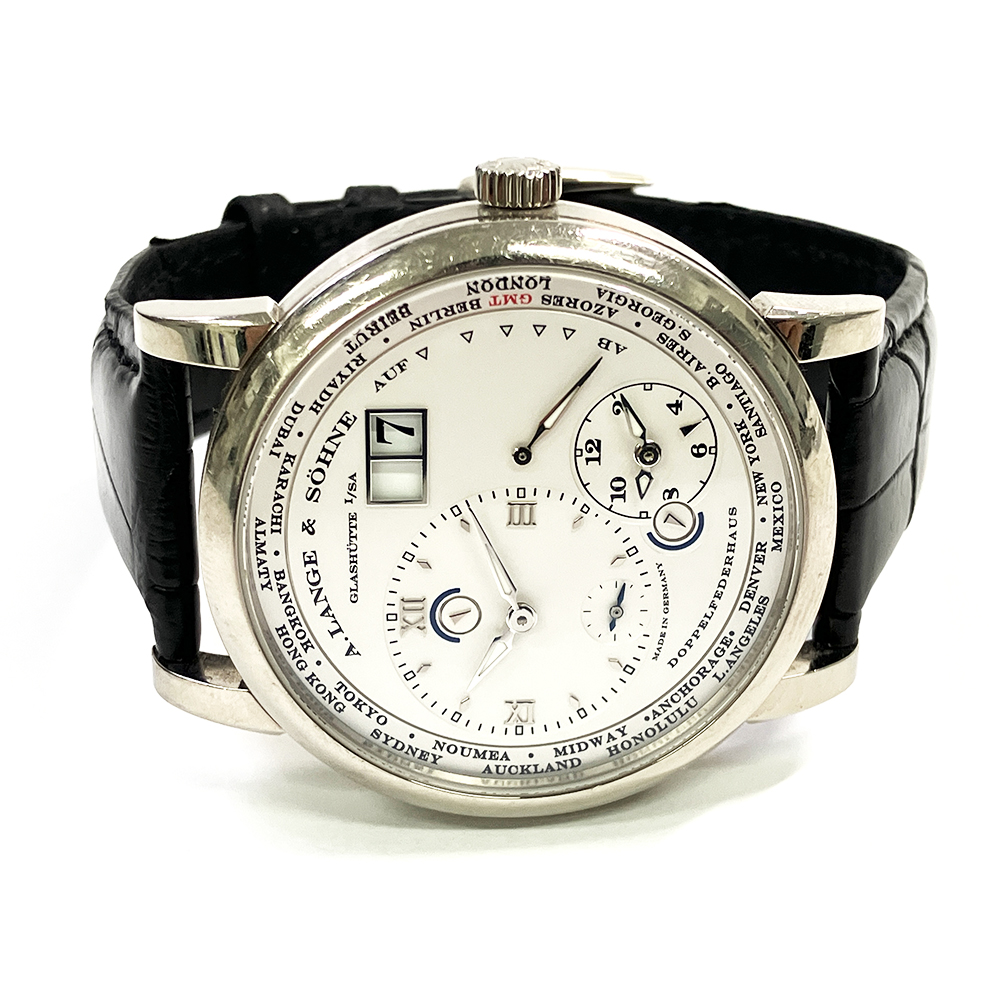 Lange 1 Timezone White Gold Silver Dial 41mm Product Image 3