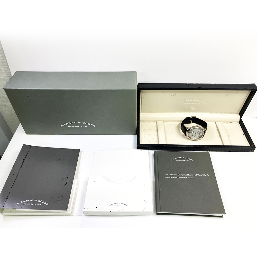 Lange 1 Timezone White Gold Silver Dial 41mm Product Image 7
