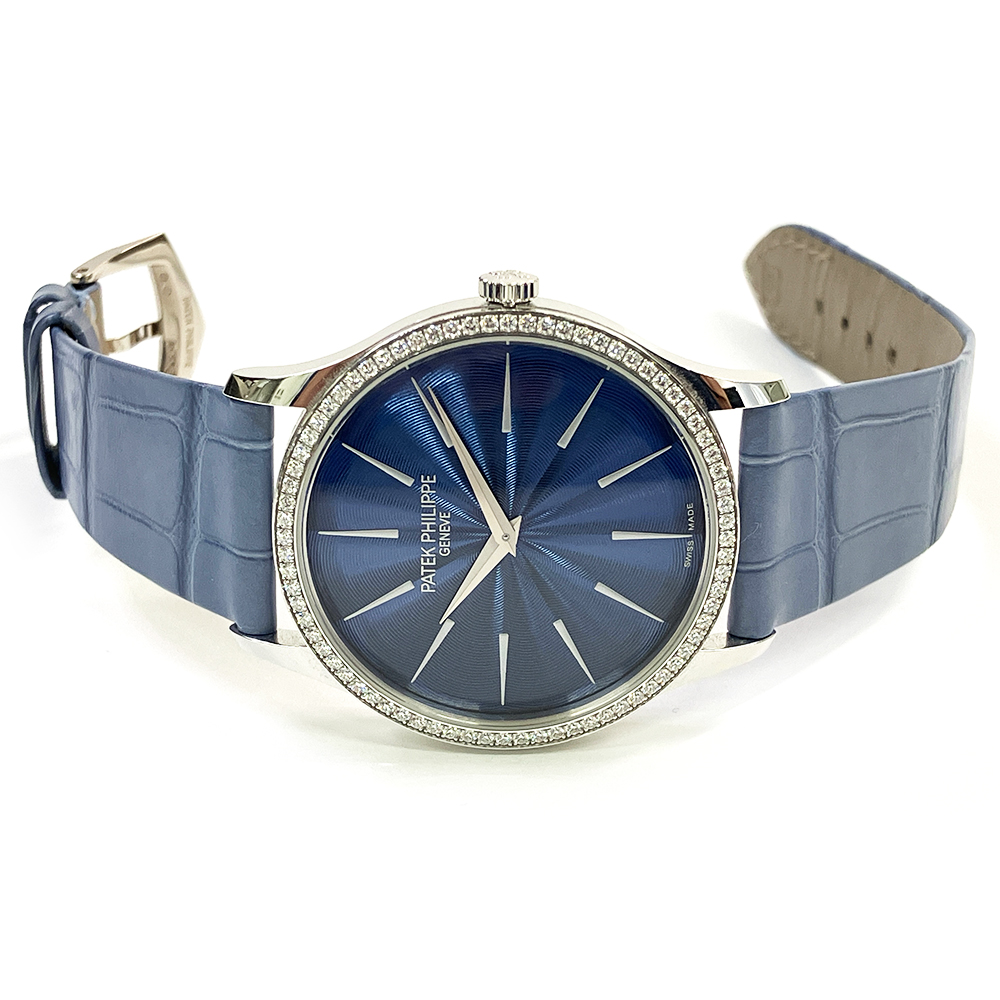 Calatrava White Gold Diamond Blue Dial 35mm Product Image 3