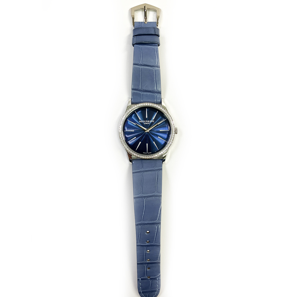 Calatrava White Gold Diamond Blue Dial 35mm Product Image 2