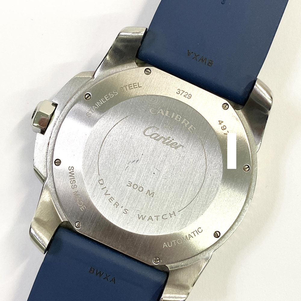 Calibre de Cartier Steel Blue Dial 42mm Product Image 4