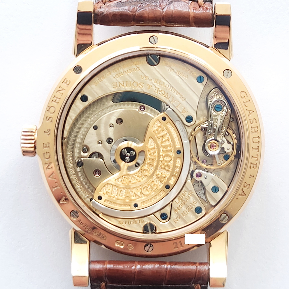 Saxonia Annual Calendar Rose Gold Silver Dial 38mm Product Image 3