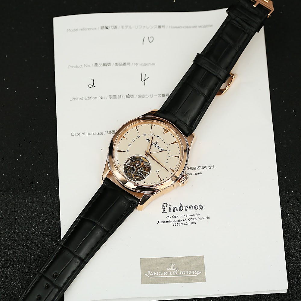 Master Date Tourbillon Rose Gold Beige Dial 39mm Product Image 8