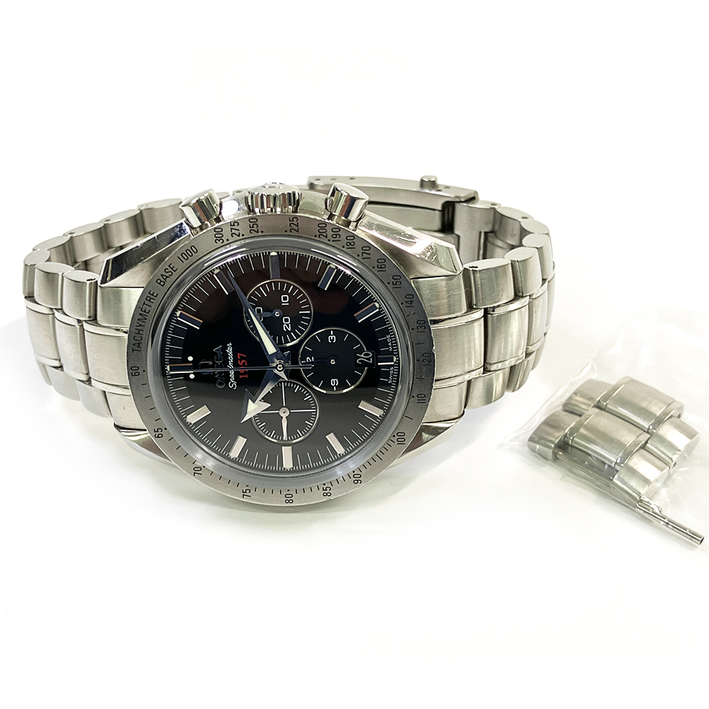 Speedmaster Broad Arrow Steel Black Dial 42mm Product Image 2