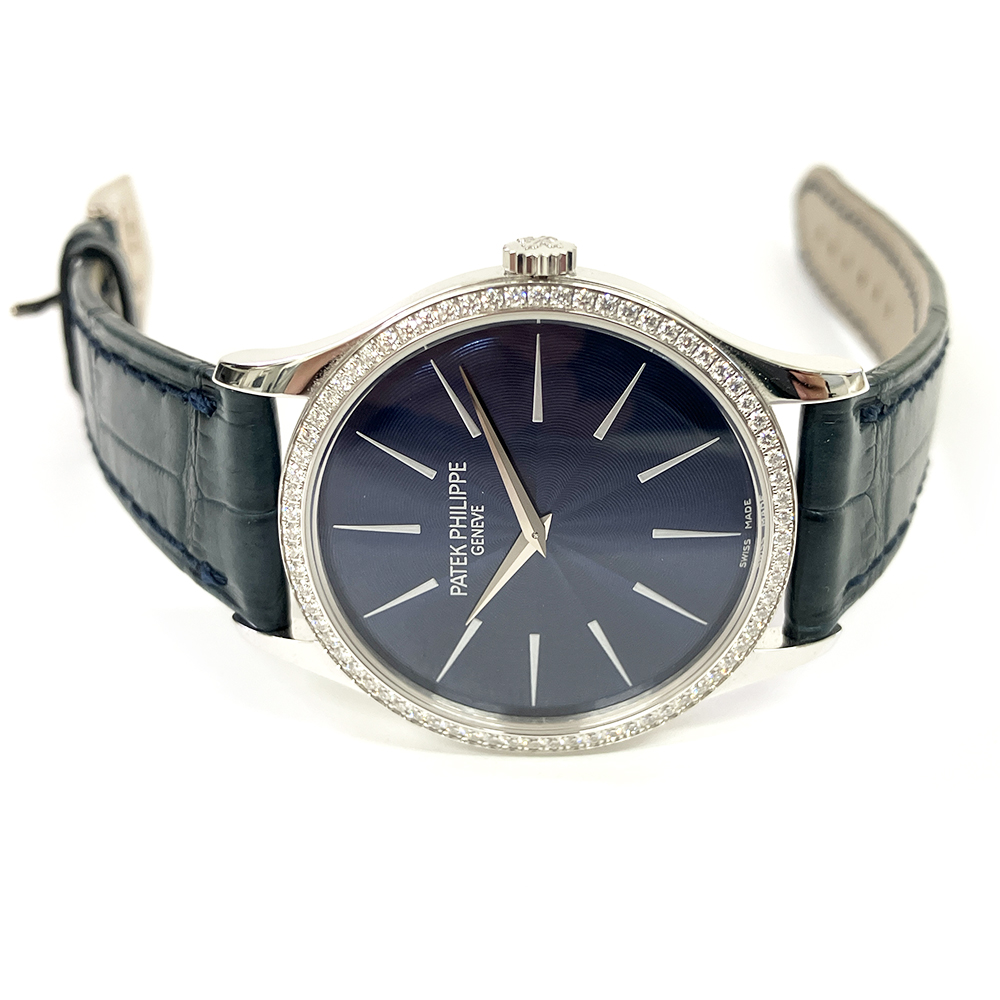 Calatrava White Gold Diamond Blue Dial 33mm Product Image 3