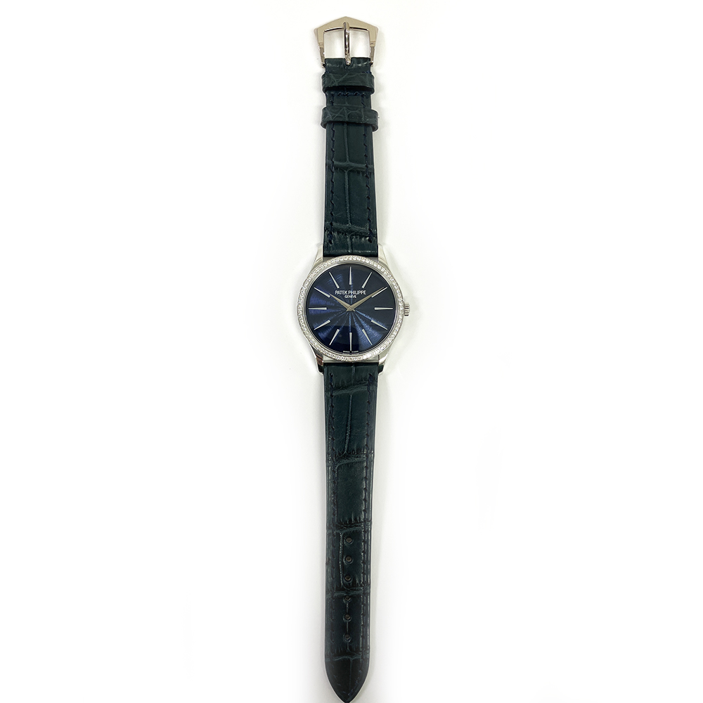 Calatrava White Gold Diamond Blue Dial 33mm Product Image 2