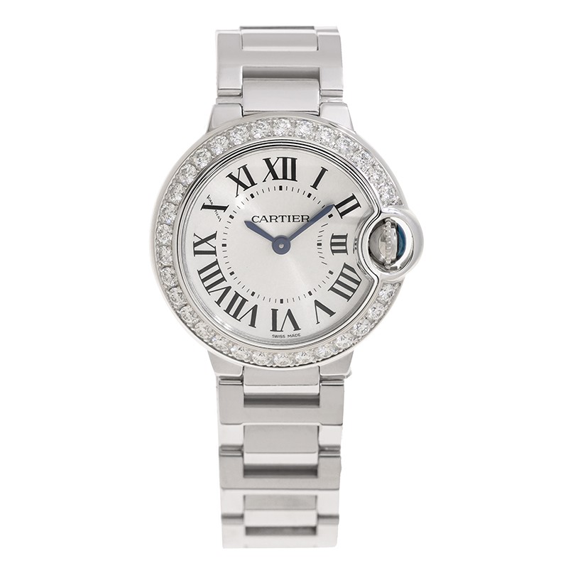 Ballon Bleu de Cartier Steel White Gold Dial 28mm Product Image 1