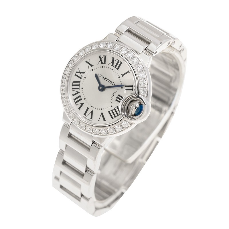Ballon Bleu de Cartier Steel White Gold Dial 28mm Product Image 2