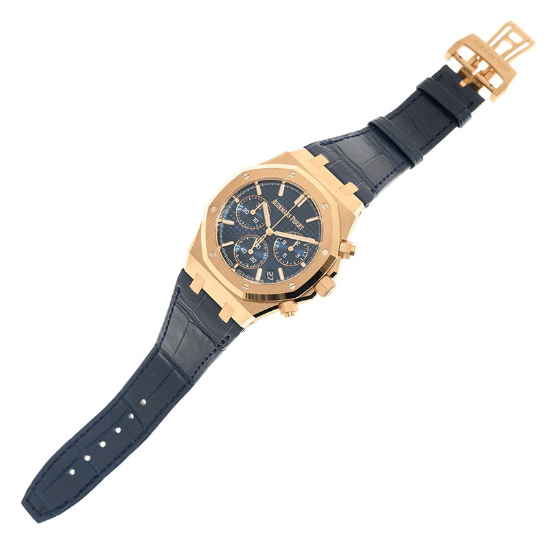 Royal Oak Chronograph "50th Anniversary" Rose Gold Blue Dial 41mm Product Image 3