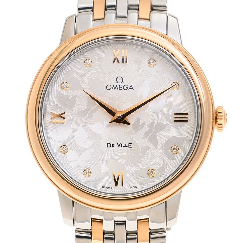 De Ville Rose Gold & Steel Silver Dial 32mm Product Image 3