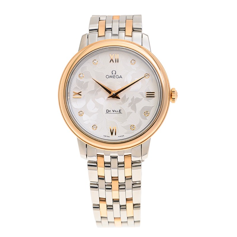 De Ville Rose Gold & Steel Silver Dial 32mm Product Image 1