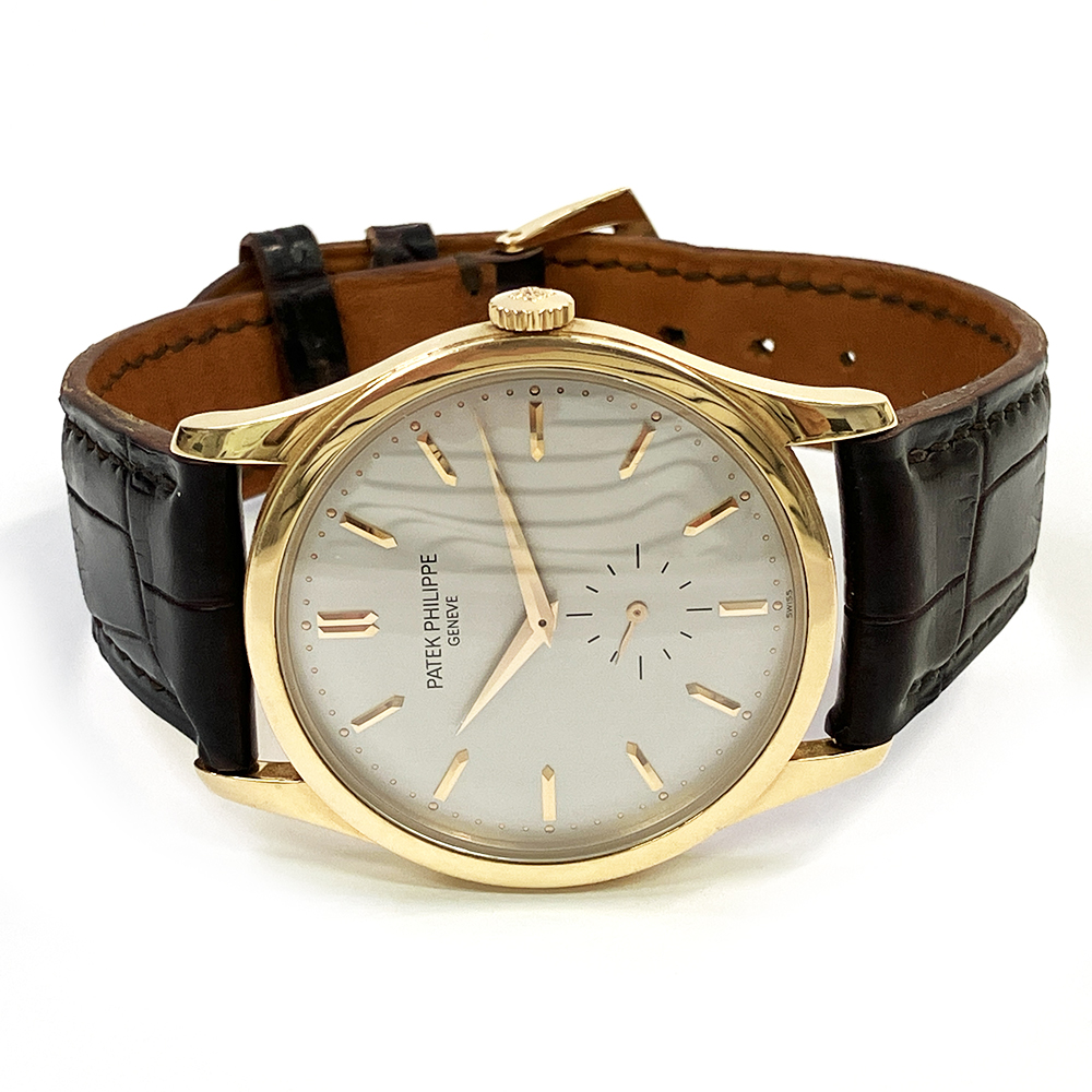 Calatrava Small Seconds Rose Gold Silver Dial 37mm Product Image 2