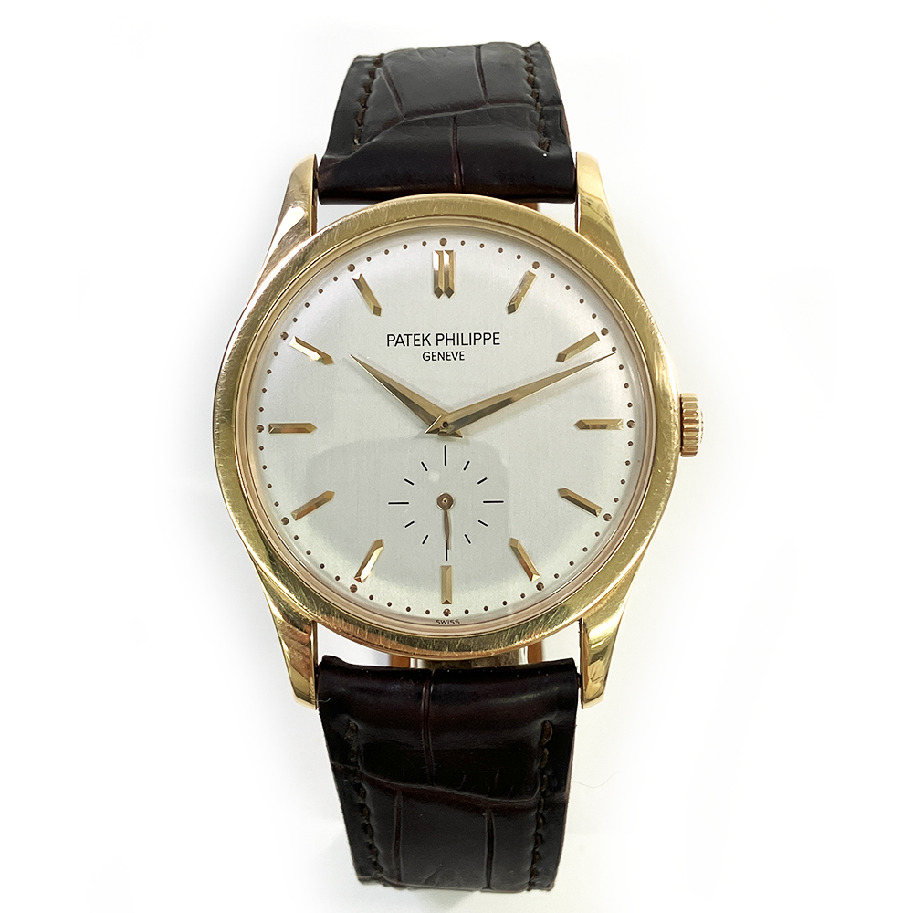 Calatrava Small Seconds Rose Gold Silver Dial 37mm Product Image 1