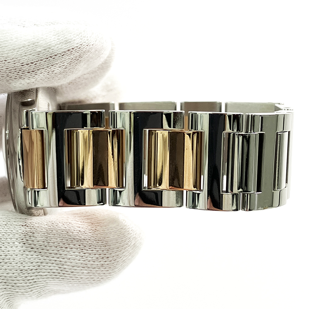 Ballon Bleu de Cartier Rose Gold & Steel Diamond Silver Dial 36mm Product Image 5
