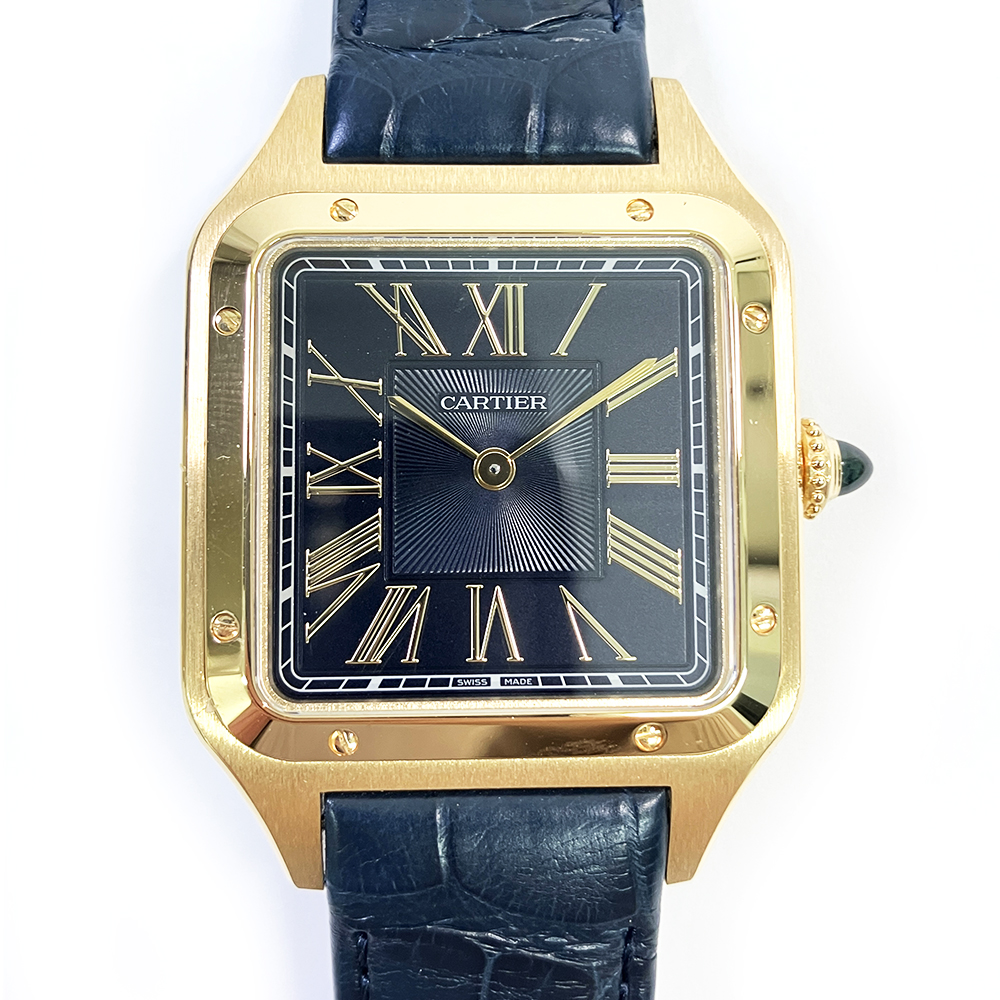 Santos-Dumont Yellow Gold Blue Dial 31mm Product Image 1