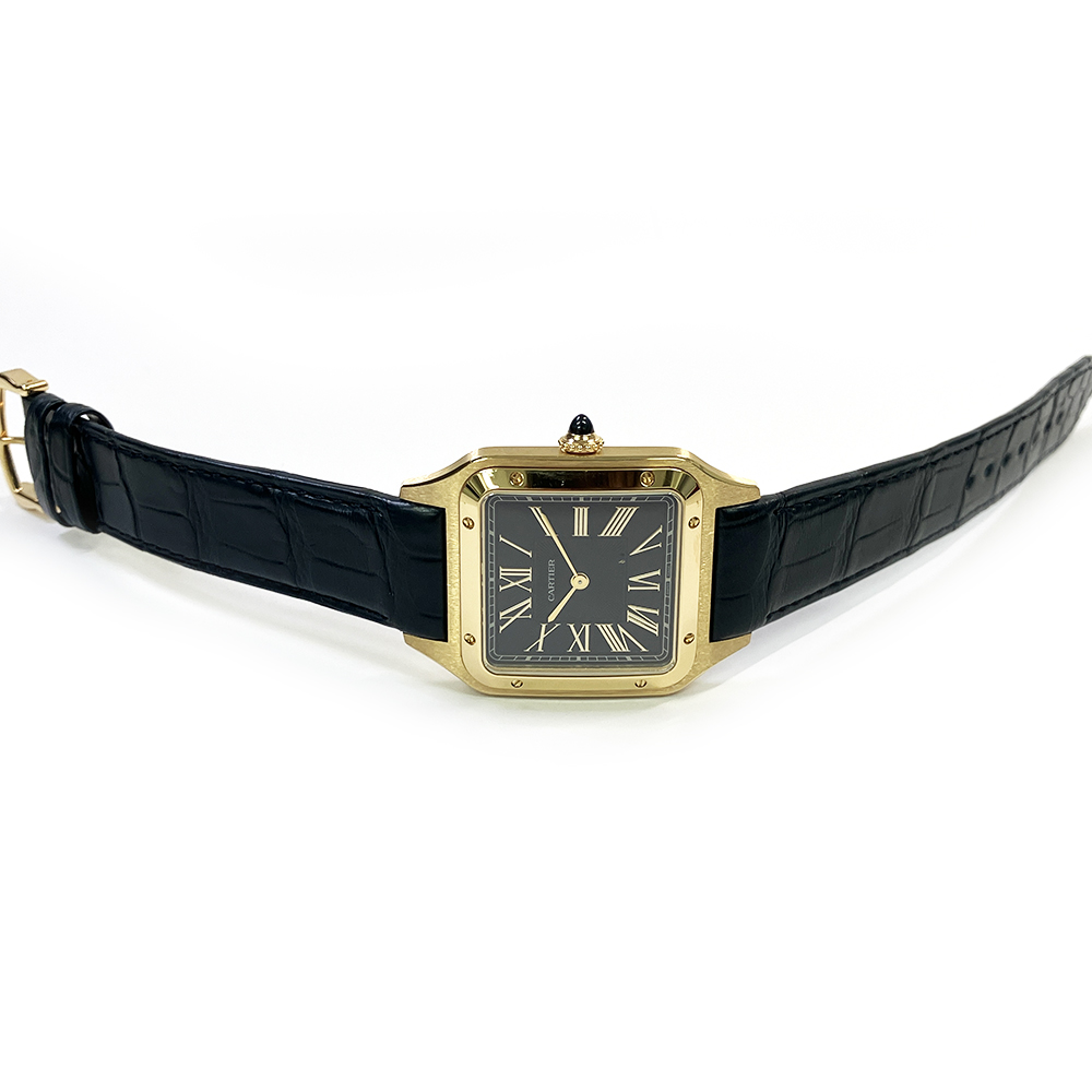 Santos-Dumont Yellow Gold Blue Dial 31mm Product Image 3
