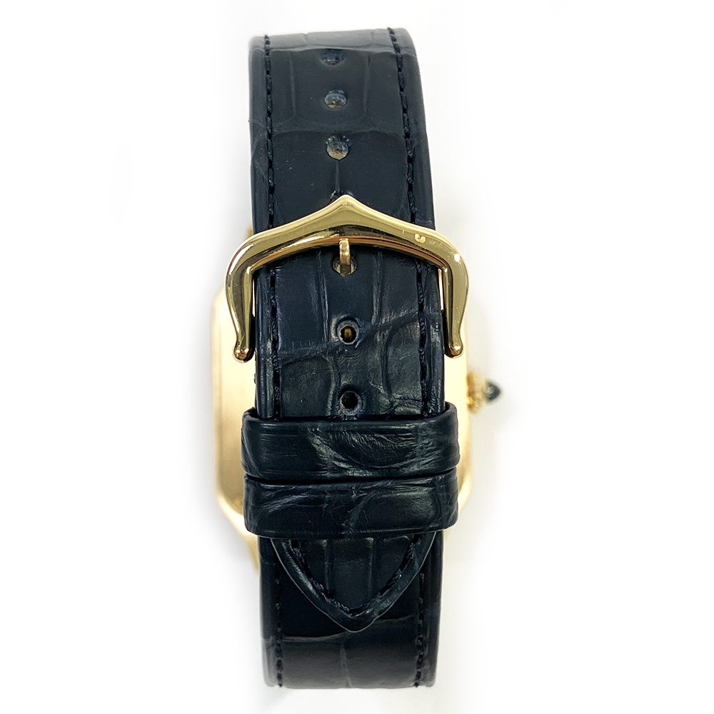 Santos-Dumont Yellow Gold Blue Dial 31mm Product Image 6