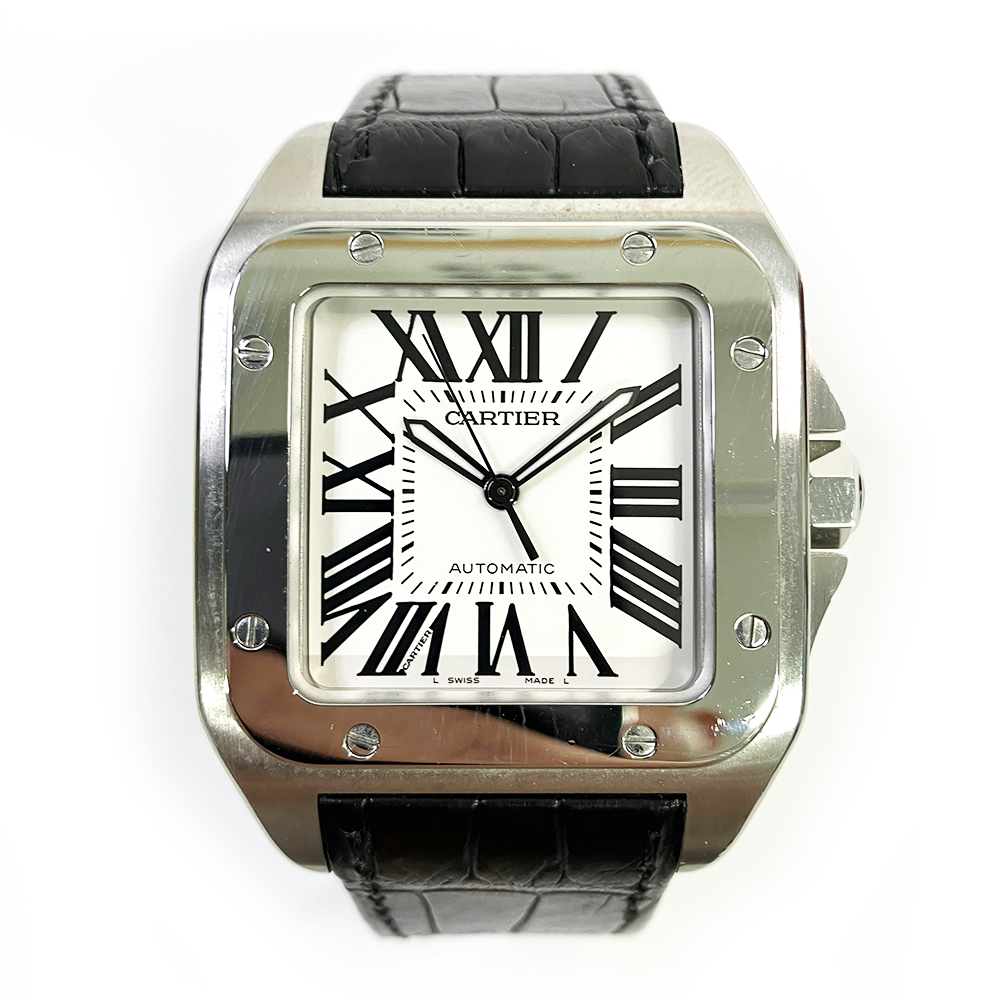 Santos de Cartier Steel Silver Dial 41mm Product Image 1