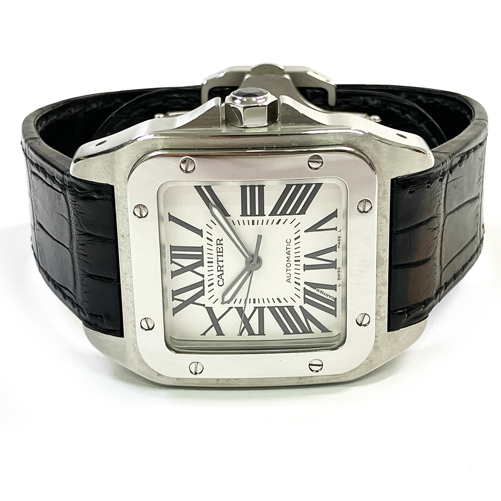 Santos de Cartier Steel Silver Dial 41mm Product Image 2