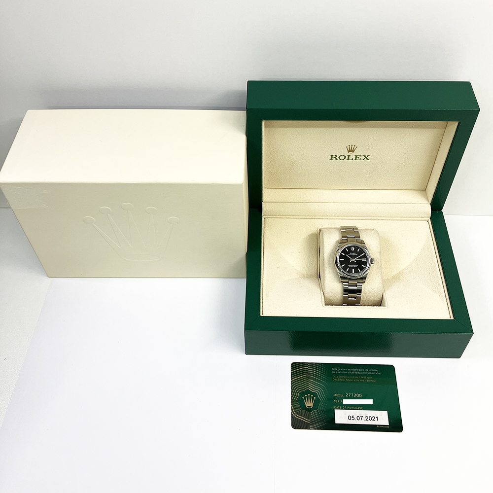 Oyster Perpetual Steel Black Dial 31mm Product Image 5