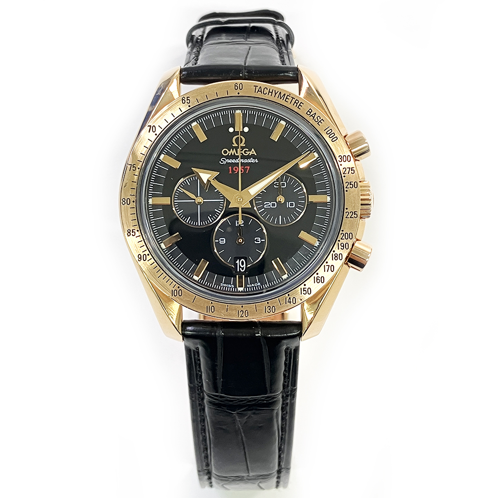 Speedmaster Broad Arrow Rose Gold Black Dial 42mm Product Image 1