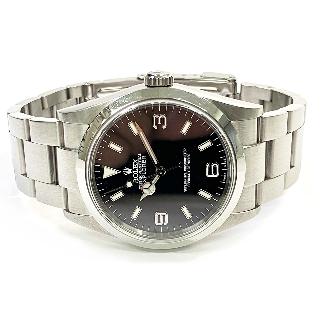 Explorer Steel Black Dial 36mm Product Image 2