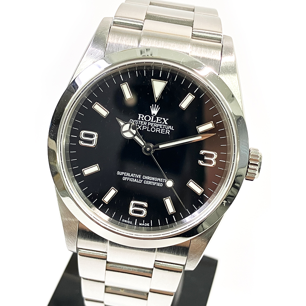 Explorer Steel Black Dial 36mm Product Image 3