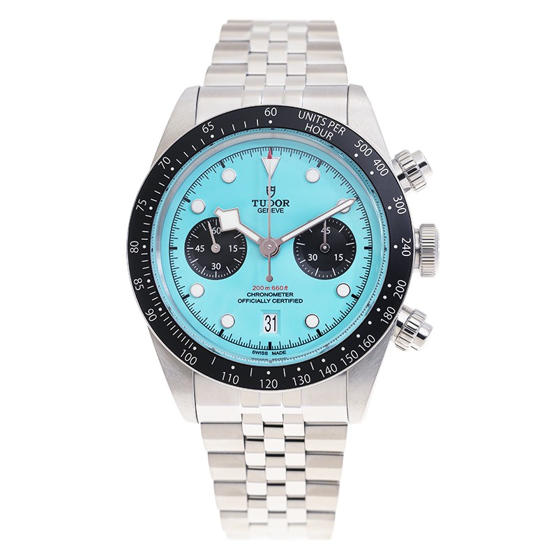 Black Bay Chronograph "Flamingo Blue" Steel Turquoise Dial 41mm Product Image 1